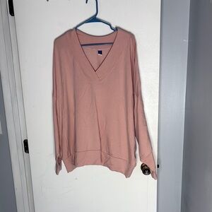 NWOT Powerchill Women's Dusty Pink V-Neck Shirt